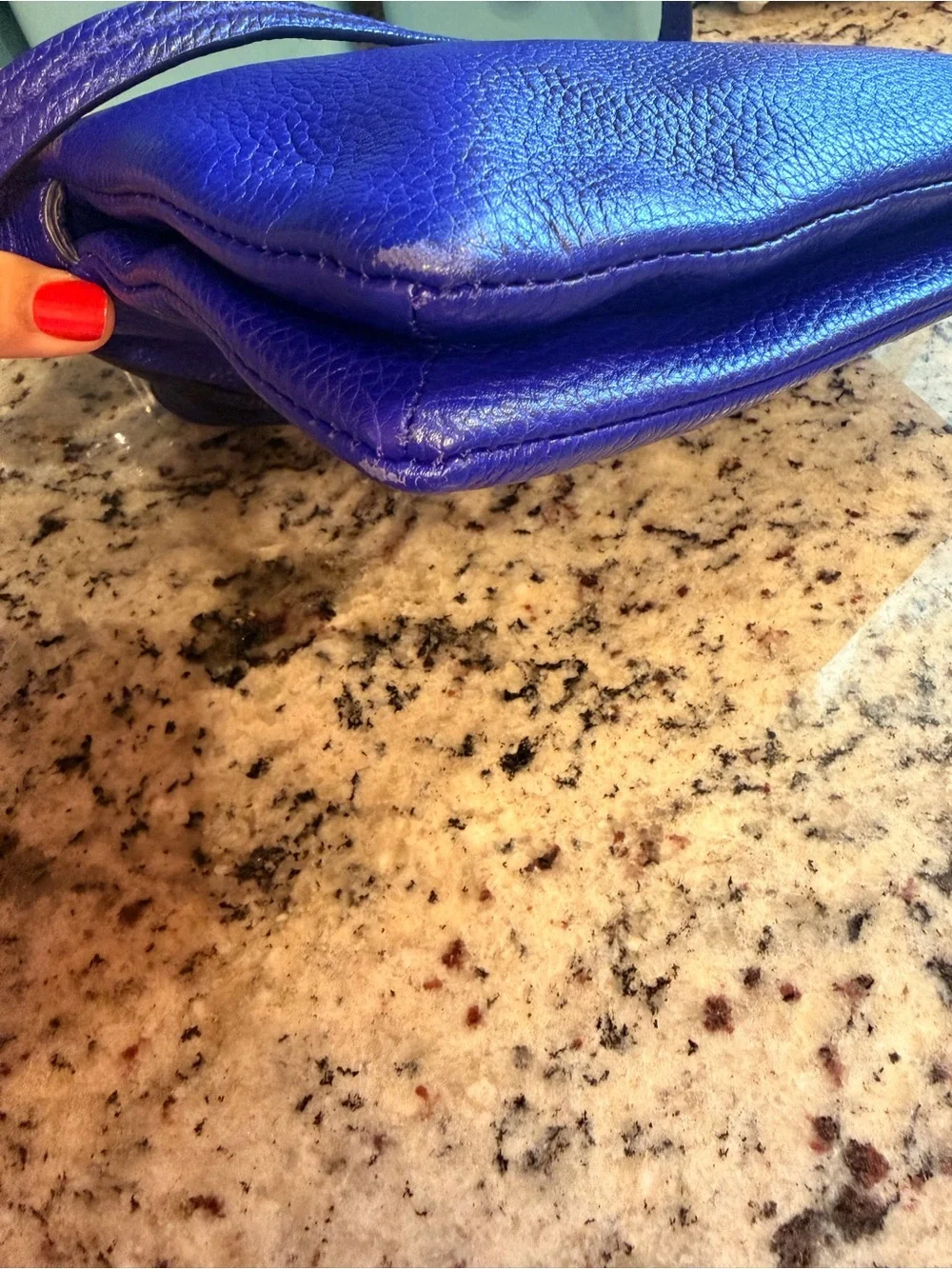 kate spade pebbled leather
